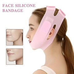 Silicone V Face Slimming MaskJaw & Chee Double Chin Reducer Band for Men & Women