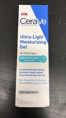 2PK-CeraVe Ultra-Light Facial Moisturizing Gel, Fragrance Free – 1.75 FL Oz (D4)