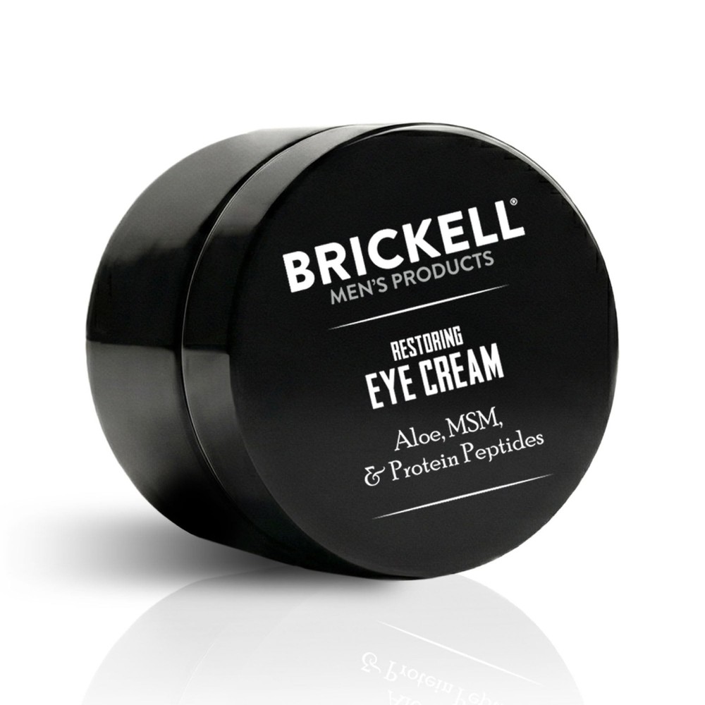 Brickell Men&rsquo;s Restoring Under Eye Cream for 0.5 Fl Oz (Pack of 1), White