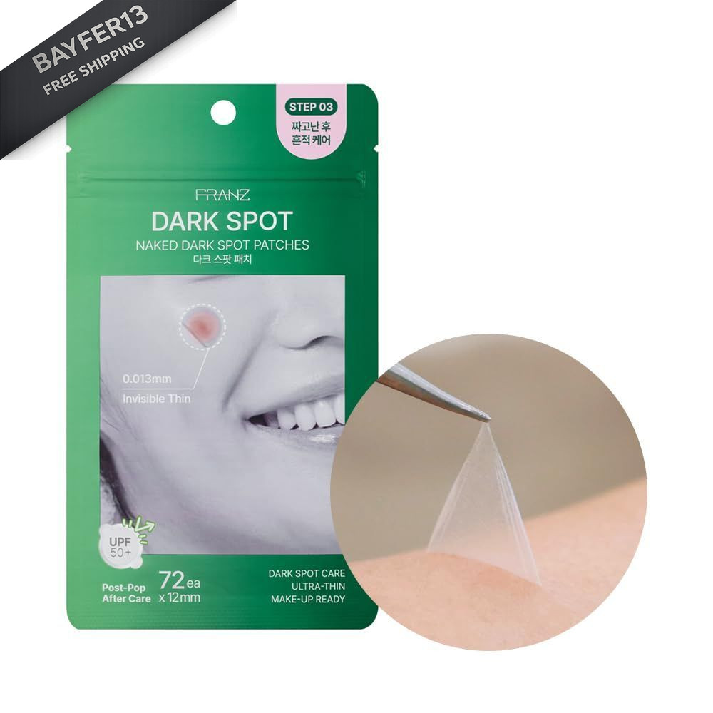 FRANZ Dark Spot Pimple Patches for Acne Marks 1 Count (Pack of 72), 72