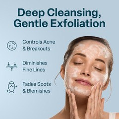 QRxLabs 5% Glycolic Acid Gel Cleanser – 6 Fl Oz (Pack of 1), clear