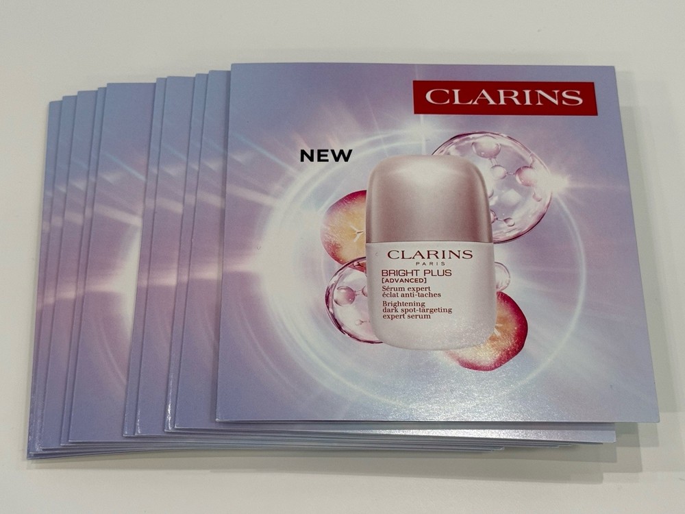 10 X CLARINS Bright Plus Advanced Brightening Dark Spot Serum 2ml EACH, NEW