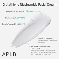 APLB Glutathione Niacinamide Facial Cream for Deep Hydration and Improved Skin..