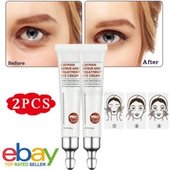 2X Cayman Eye Cream Instant Eye Bags Dark Circles Removal Anti Puffiness Wrinkle