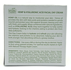 Natural Therapy Hemp +Hyaluronic Acid Anti-Aging & Hydrating Day Cream (1.69 oz)