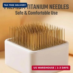 Titanium Derma Roller Stamp – 140 Microneedle Beauty Skin Care Tool – Derma Roll