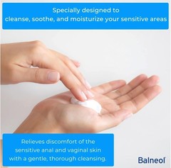 (Pack of 3) Balneol Hygienic Cleansing Lotion Soothing Relief, 3 Ounce Bottle