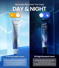 Kineff Dermacycle Program All-day & Night 2-Pack Cream for Face, 31 All-Day &