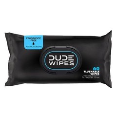 DUDE Wipes XL Flushable Wipes 480 Ct Fragrance Free Moisturizing 8 Sealed Packs