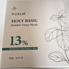 P.CALM Holy Basil PHA Bubble Deep Mask Deep Cleansing 90g Face Lavender