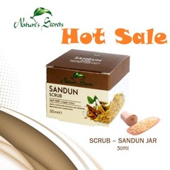 Herbal Ayurvedic sandalwood Nature Secrets Sandun Scrub for All Skin Types 50ml