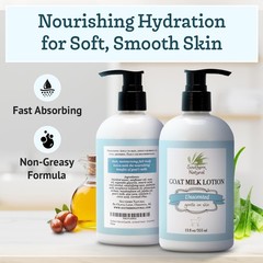 Southern Natural Goat Milk Lotion – Nourishing Face, 12 Fl Oz (Pack of 1)