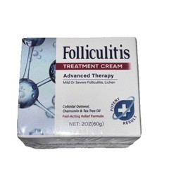 Folliculitis Treatment Cream 2 oz Advanced Therapy Fast Relief Exp 9/22/26 New