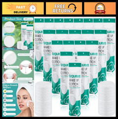2000 Pcs Cotton Rounds Bulk – Exfoliating Facial Pads for Makeup Removal & Toner