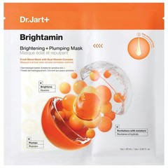 Dr. Jart+ Brightamin Brightening + Plumping Face Mask, Single Pc 0.84 oz / 25 mL