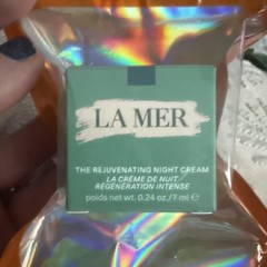 NIB La Mer The Rejuvenating Night Cream deluxe travel size 0.24 oz / 7 ml