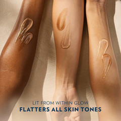 Vaseline Glazed and Glisten Sunlit Glow Body Gel Oil Vanilla Cocoa Shimmering wi