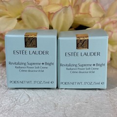 2X Estee Lauder Revitalizing Supreme + Bright Power Soft Creme 0.17oz Ea = .34oz