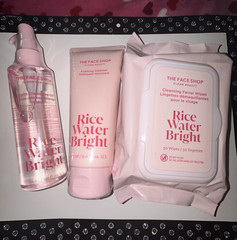 The Face Shop Rice Water Bright Makeup Remover Wipes, Cleansing Oil, Cleanser