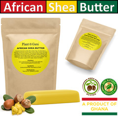Raw African Shea Butter 8 oz. YELLOW 100% Pure Natural Unrefined Organic Bulk
