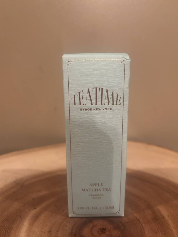 Byroe New York Tea Time Apple Matcha Tea Clearing Toner 3.88 fl oz New! In Box