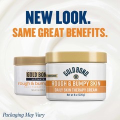 Gold Bond Rough & Bumpy Daily Skin Therapy Cream, 8 oz 8 Ounce (Pack of 1)