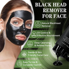Blackhead Remover Mask, Charcoal Peel off Face Mask 3.53Oz, Black Head Remover f