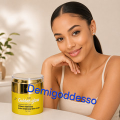 X 1 Golden Glow Intensive Half-C Whiten Face CREAM 60G X 1 Jar