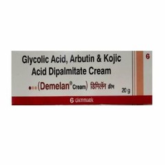 Demelan Cream Glycolic Acid Kojic Acid Hyper Pigmentation 20 gm