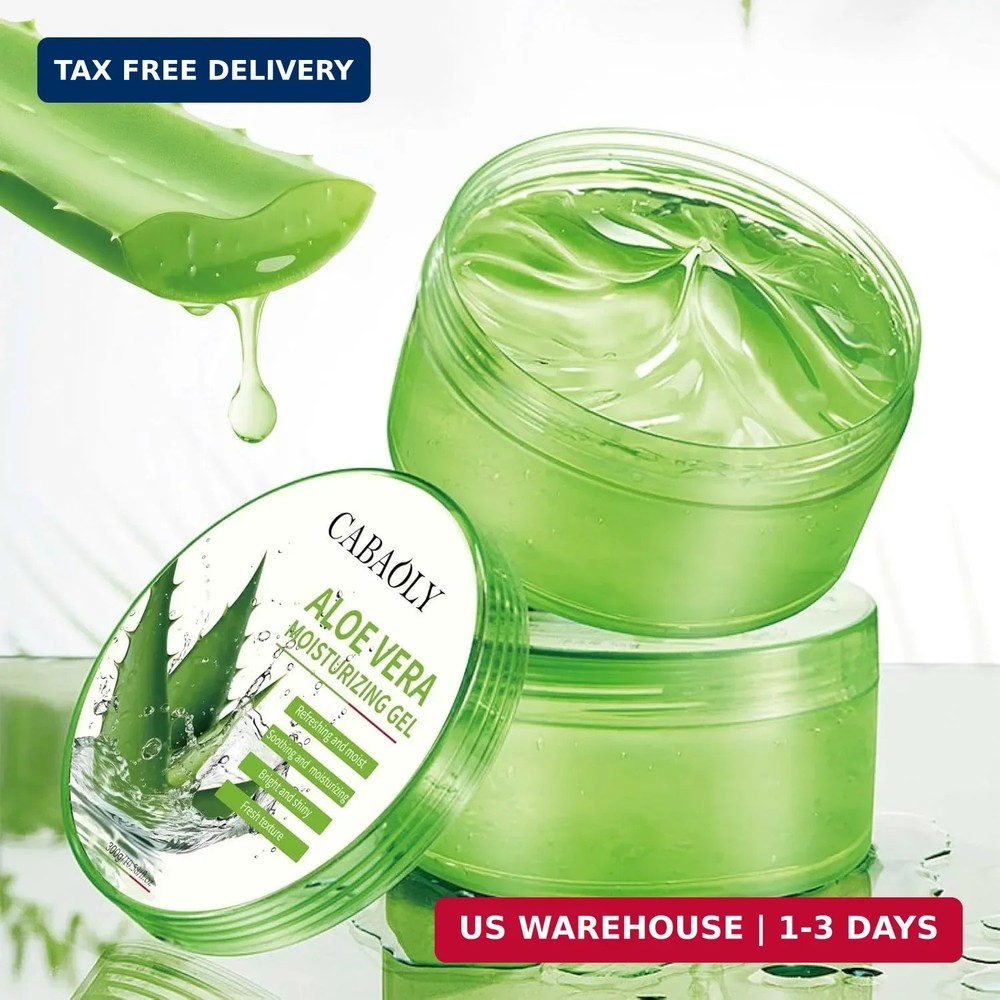 Organic Natural Pure Aloe Vera Gel Face, Non-Sticky Aloe Vera Gel That N
