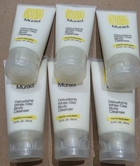 Murad Detoxifying White Clay Body Cleanser 2.0 Oz. each pack of 6