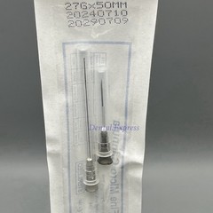50Pcs Flexible Micro Cannula 18g/22g/23g/25g/27g/30g 38/50/70/100mm Blunt Filler