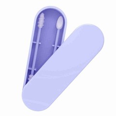 Cotton Swabs Silicone Reusable Cotton Swab With Storage Box For Ear Cleanin AUBJ