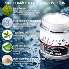 Rice Black Soothing Cream, 60g Keraerase Dual- Action Renewal Cream ~US 20%OFF