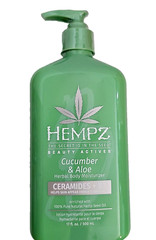 HEMPZ CUCUMBER & ALOE w/ Ceramides + B3 Herbal Body Moisturizer 17 fl oz