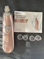 Vivitar PG-8000-RG Wireless Pore Cleanser Pink, 3 Speeds, 4 Tips, user manual.