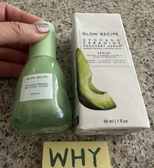 GLOW RECIPE Avocado Ceramide Recovery Serum 1oz/30mL FULL SZ SEALED BOX $45