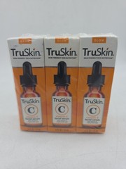 3x TruSkin Vitamin C Facial Serum Anti Aging Vitamin E Hyaluronic Acid