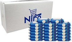 Assortment |Cotton Flushable : 20 Packs of 42- (840 Total), Resealable Contai…