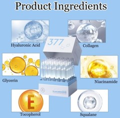 30PCS 3% Hyaluronic Acid Serum Vials – Moisturizing, Firming, Single-Use Tubes