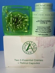 Signature Club A Retinol Firming Wrinkle Capsules & Cremes w/ Plant Stem Cell FS