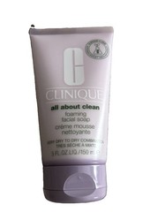 Clinique All About Clean Foaming Facial Soap – 5 fl oz NEW