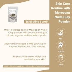 minature Moroccan Rhassoul Nude (Ghassoul) 8.01 ounce (Pack of 1), Natural