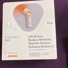 Therabody TheraFace PRO Facial Health Device – White New-Factory Sealed