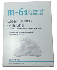 M-61 Clear Quartz Gua Sha All Skin Types (178)