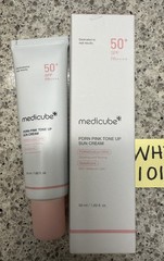 Medicube PDRN Pink Tone Up Sun Cream SPF50+ 1.69oz/50mL EXP 1/2028 FULL SZ BOXED