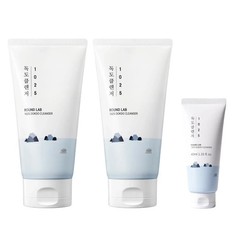 Dokdo Round Lab Facial Cleanser 1025 3 Piece Set 5.07 fl oz x2 1.34 oz x1 NIB