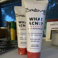 The Crème Shop What Acne? Acne Daily Moisturizer HA + Salicylic, 5.41 fl oz