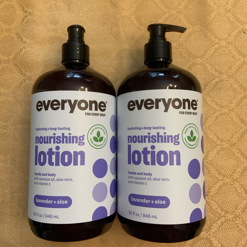 Everyone 2-in-1 Lotion for Hands/Body, 32 ounce (Pack of 2) Lavender and Aloe ma