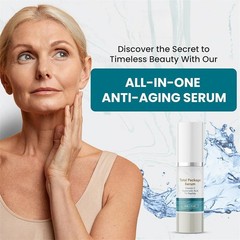 1-3PC Total Package Serum, All-In-One Vitamin C, Hyaluronic Acid, Peptides Serum